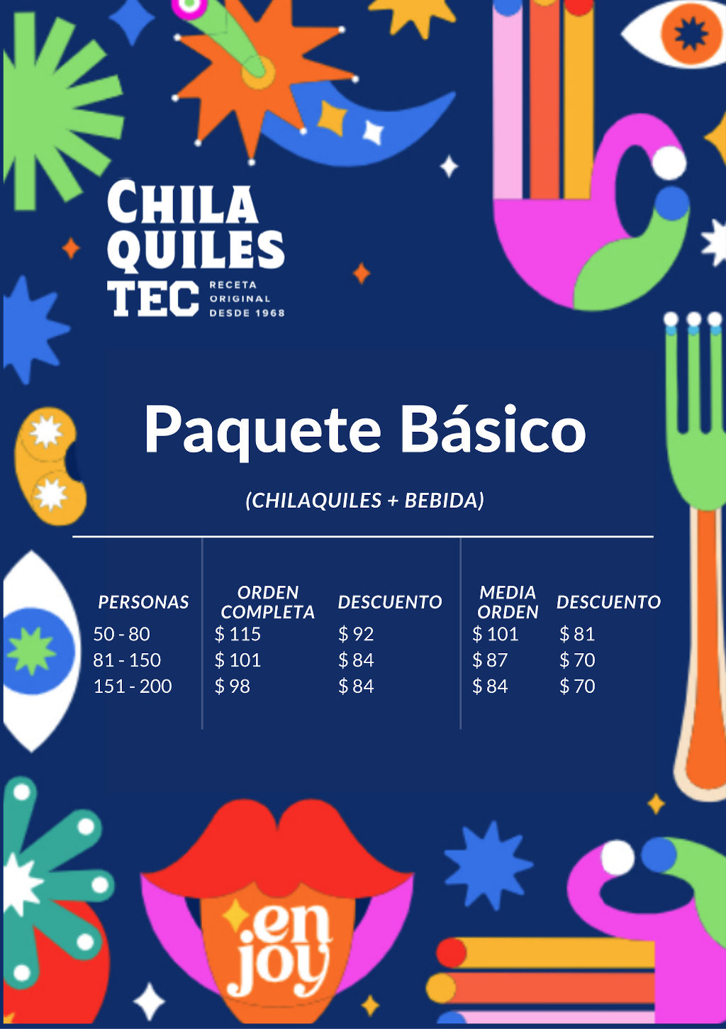 Chilaquiles Tec Reservacion Basico